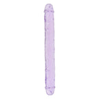 Loving Joy 12 Inch Double Dildo Purple | Front View | "long purple double dildo - front view"