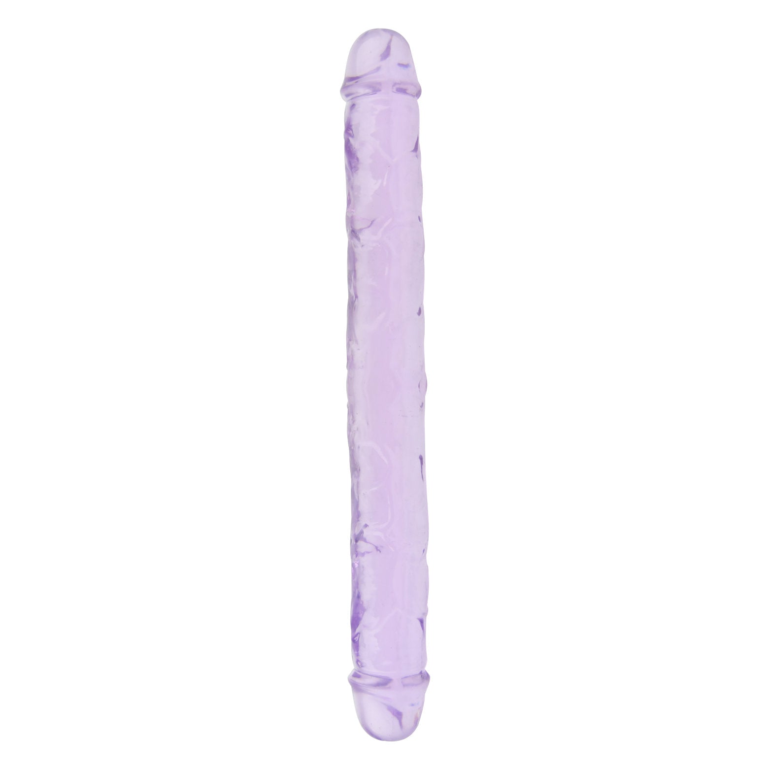 Loving Joy 12 Inch Double Dildo Purple | Front View | "long purple double dildo - front view"