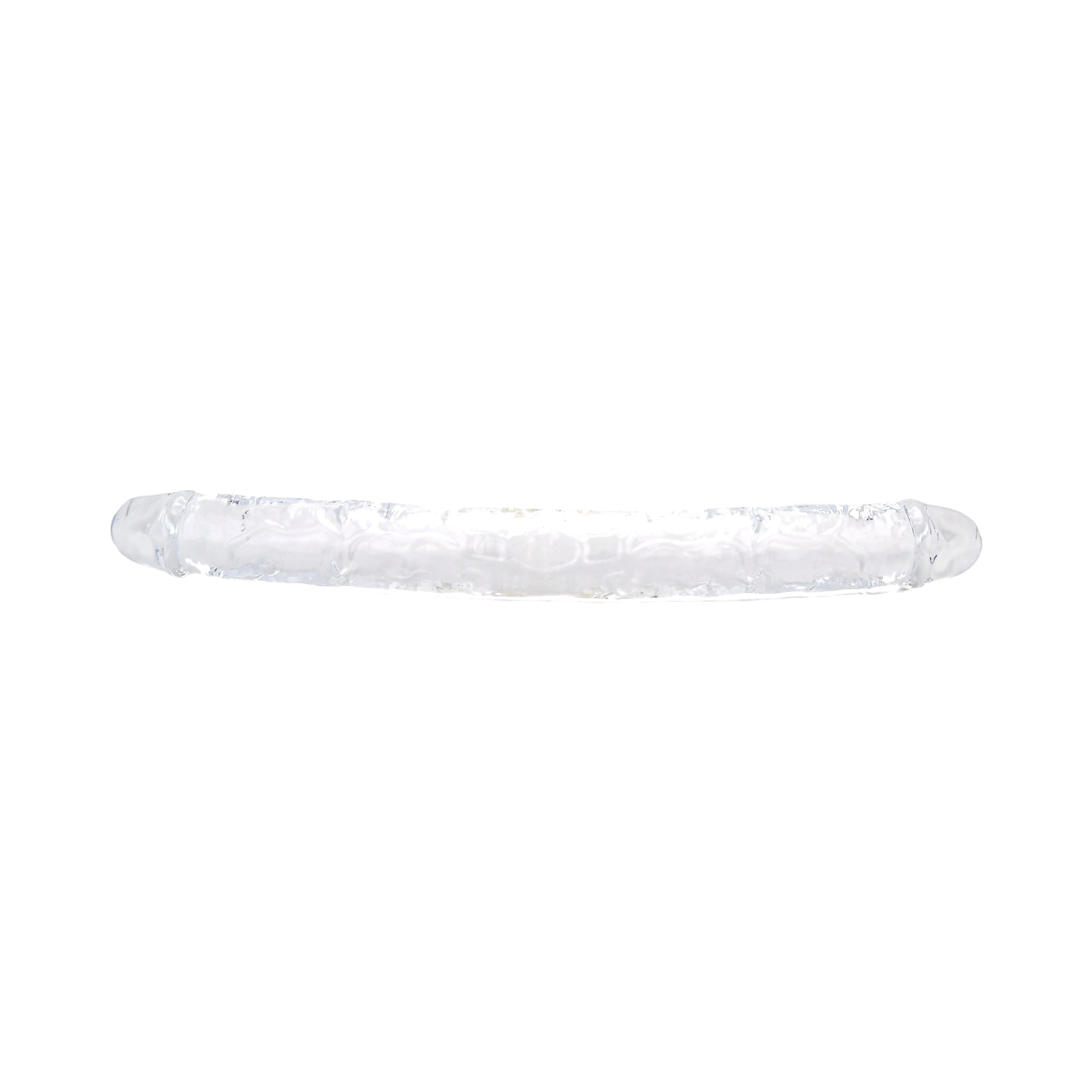 Loving Joy 18 Inch Double Ended Dildo Clear|Back View|"18 inch clear double ended dildo - back view"