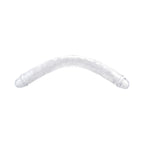 Loving Joy 18 Inch Double Ended Dildo Clear|Side View|"18 inch clear double ended dildo - side view"