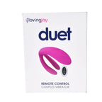 Loving Joy Duet Remote Control Couples Vibrator|Detail View|"Remote control couples vibrator package view 3 - detail view"