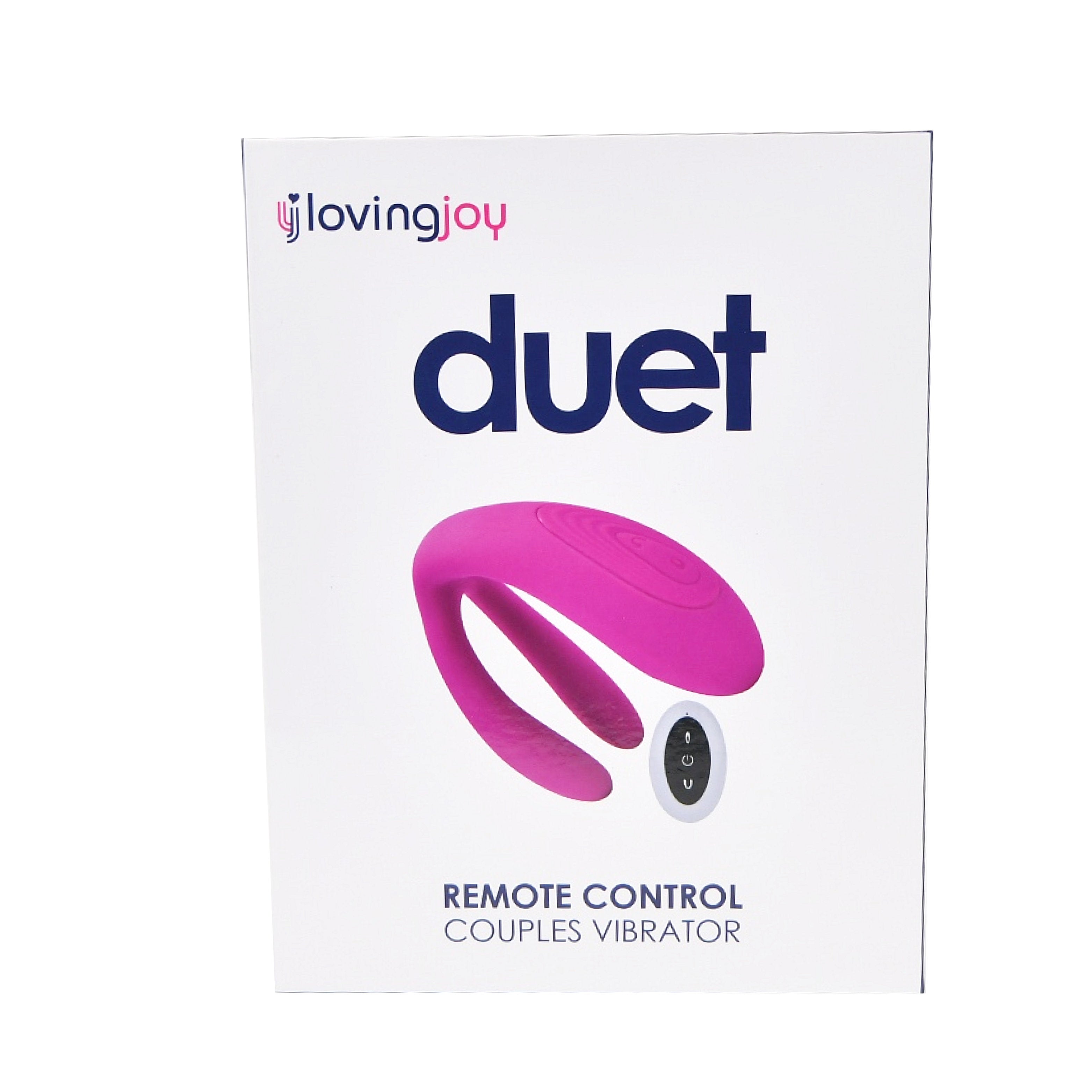 Loving Joy Duet Remote Control Couples Vibrator|Detail View|"Remote control couples vibrator package view 3 - detail view"