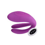 Loving Joy Duet Remote Control Couples Vibrator|Front View|"Remote control couples vibrator - front view"