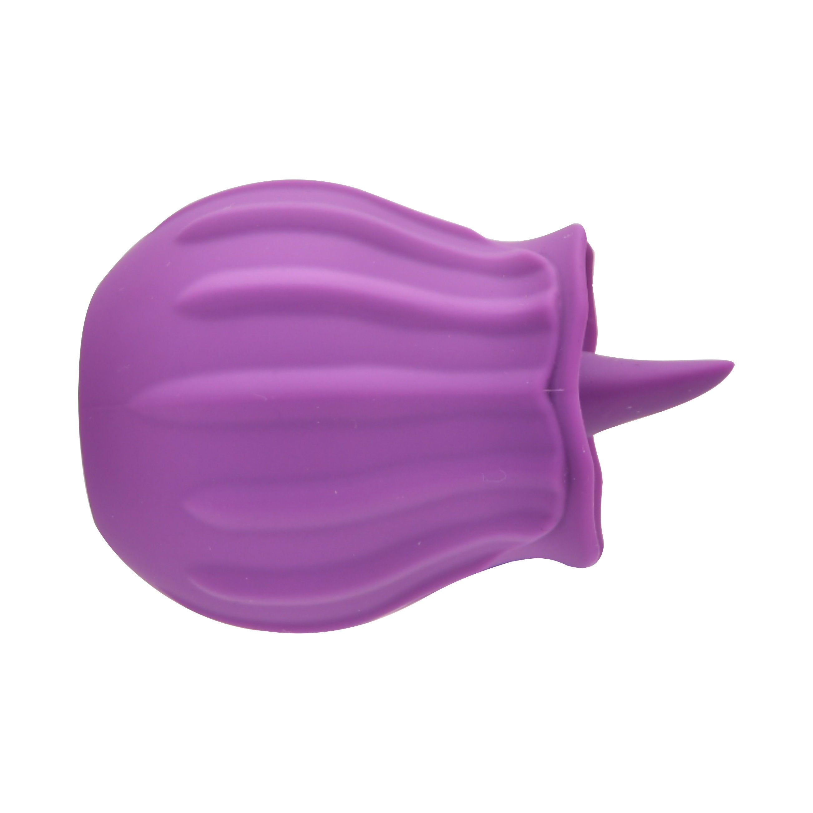 Loving Joy Rose Licking Clitoral Vibrator Purple|Detail View|"licking vibrator - detail view"