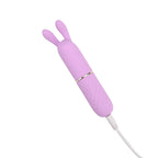 Nauti Petites 10 Speed Rabbit Ears Bullet Vibrator|Side View|"rabbit ears vibrator charging - side view"