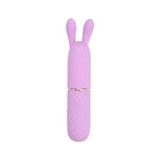 Nauti Petites 10 Speed Rabbit Ears Bullet Vibrator|Front View|"rabbit ears bullet vibrator - front view"