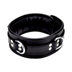 BOUND Leather Collar|Side View|"leather collar - side view"