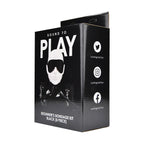 Bound to Play Beginner's Bondage Kit Black (8 Piece)|Side View|"black bondage kit ankle cuffs - side view"