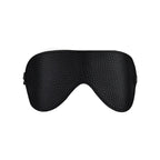 Bound to Play Beginner's Bondage Kit Black (8 Piece)|Side View|"black bondage kit ankle cuffs - side view"