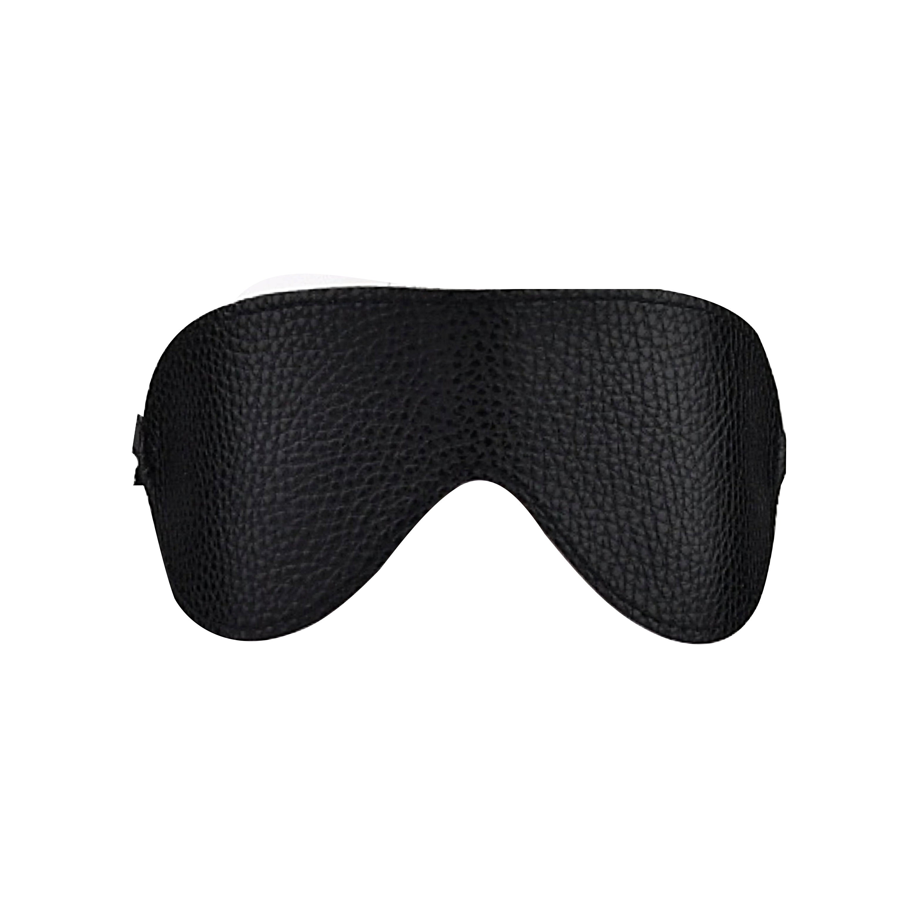 Bound to Play Beginner's Bondage Kit Black (8 Piece)|Side View|"black bondage kit ankle cuffs - side view"