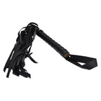 Bound to Play Beginner's Bondage Kit Black (8 Piece)|Side View|"black bondage kit ankle cuffs - side view"