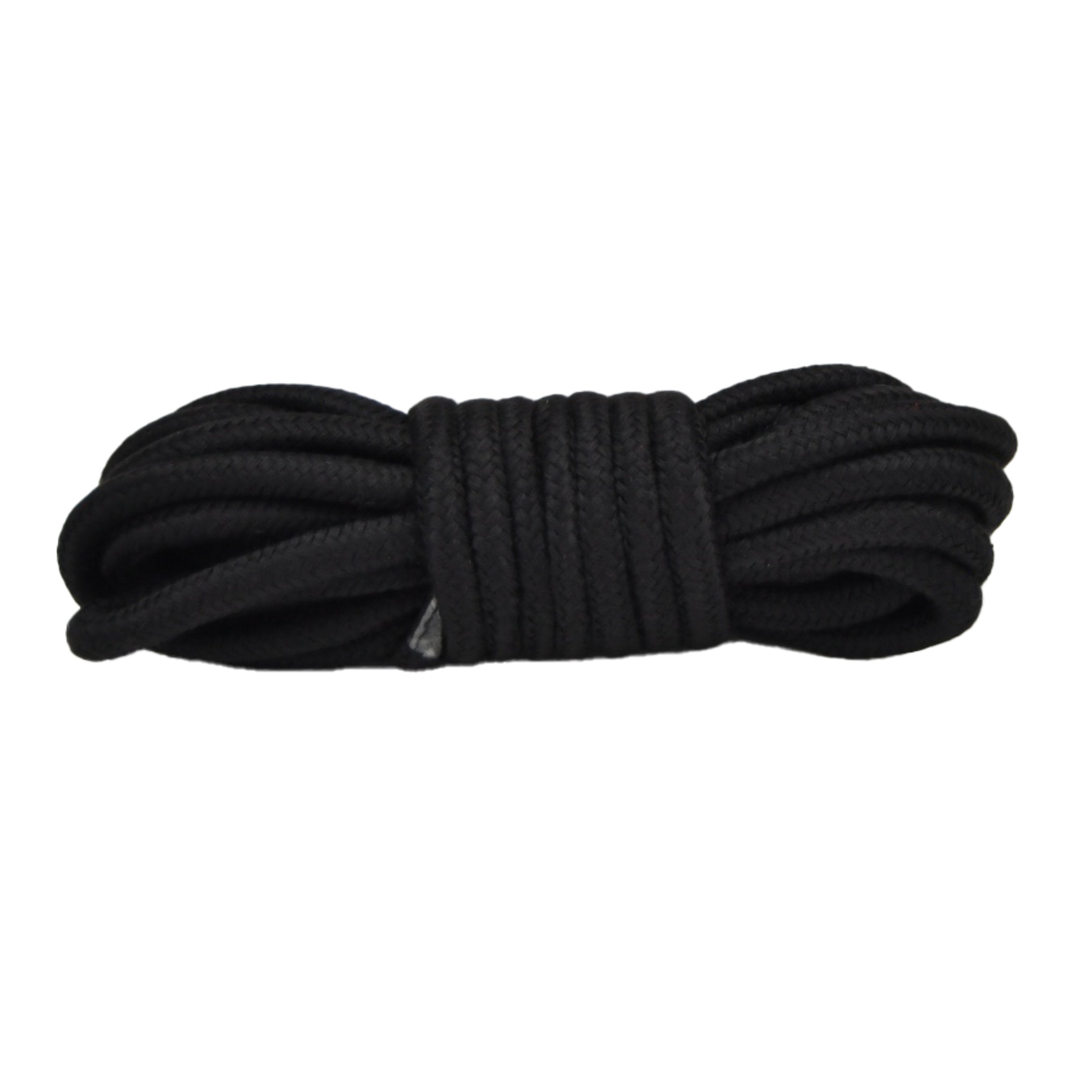 Bound to Play Beginner's Bondage Kit Black (8 Piece)|Side View|"black bondage kit ankle cuffs - side view"