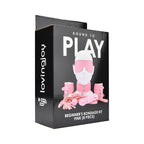 Bound to Play Beginner's Bondage Kit Pink (8 Piece)|Detail View|"pink bondage kit collar - detail view"