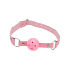 Bound to Play Beginner's Bondage Kit Pink (8 Piece)|Back View|"pink bondage kit ball gag - back view"