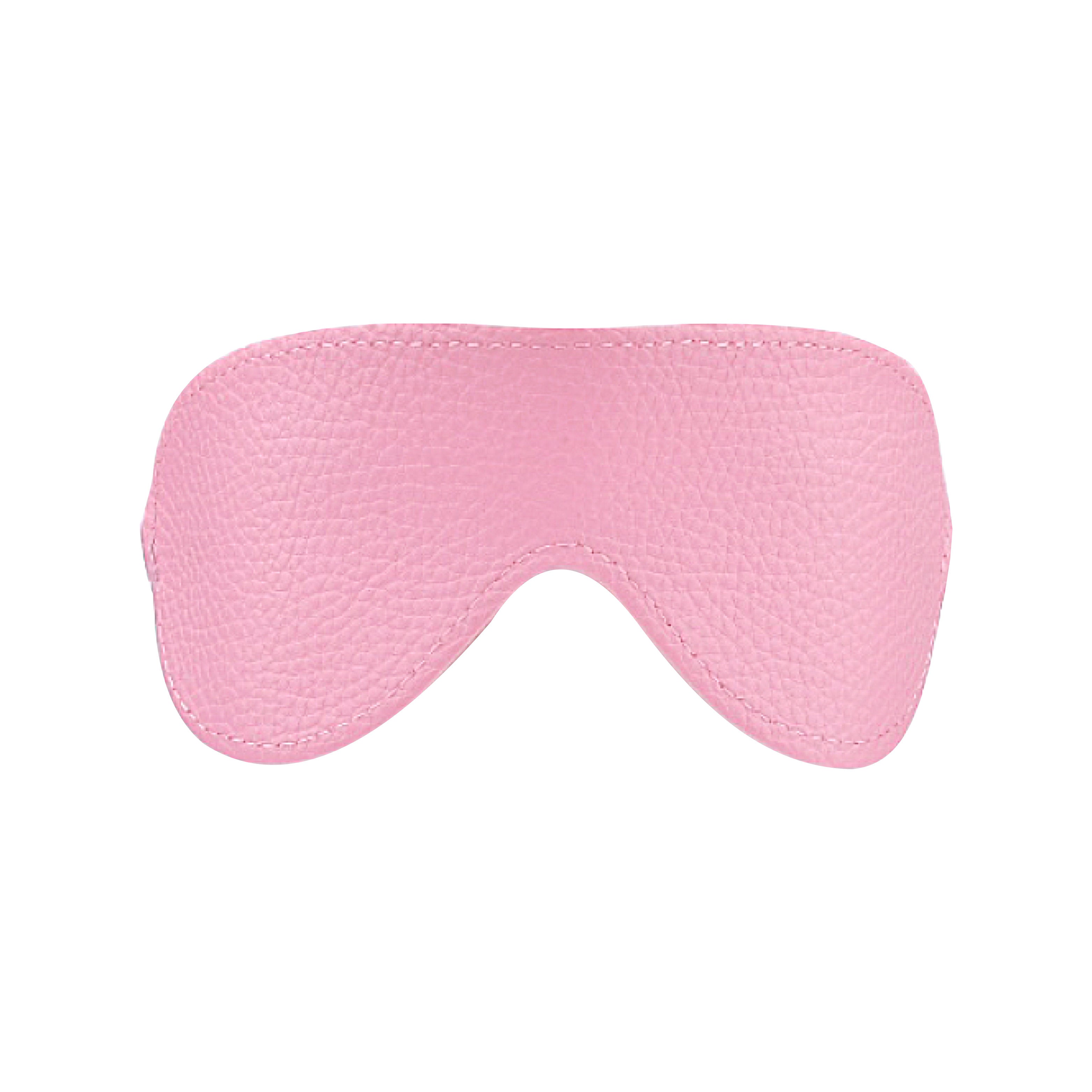 Bound to Play Beginner's Bondage Kit Pink (8 Piece)|Detail View|"pink bondage kit collar - detail view"