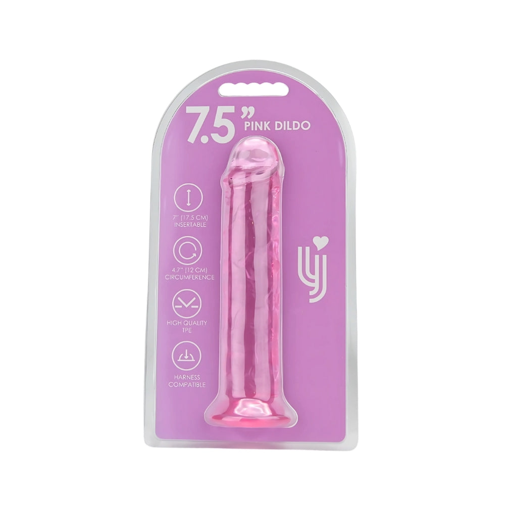 Loving Joy 7.5 Inch Suction Cup Dildo Pink