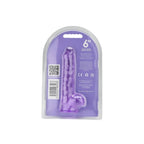 Loving Joy 6 Inch Dildo with Balls Purple