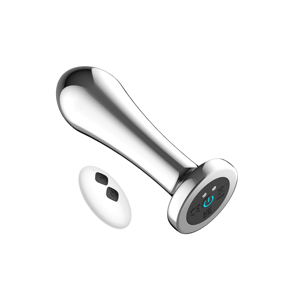Toosh Remote Controlled Metal Vibrating Anal Plug