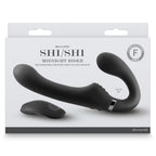 ShiShi Midnight Rider Strapless Strap On|Detail View|"Strapless device - feature detail"