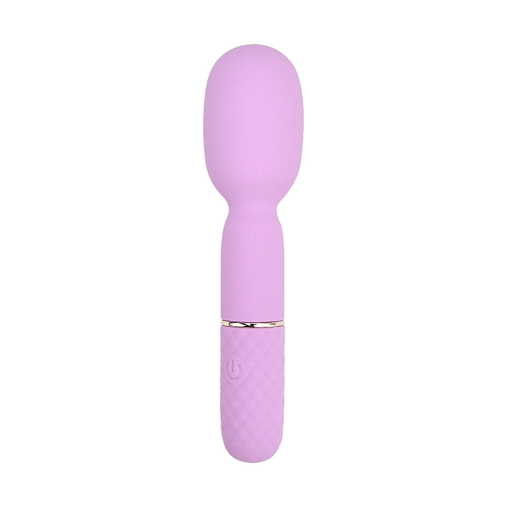 Nauti Petites 10 Speed Wand Vibrator|Front View|"mini wand vibrator - front view"