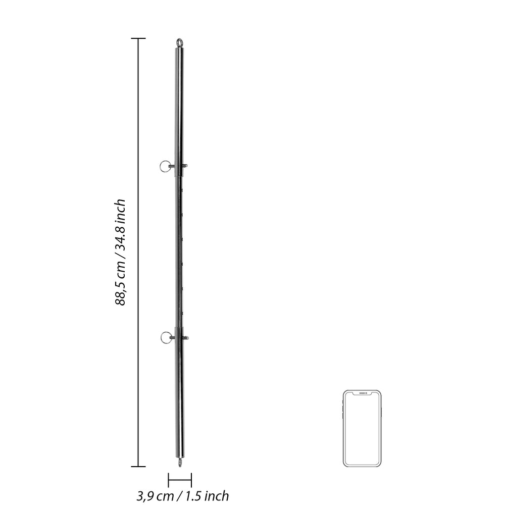 Ouch Adjustable Spreader Bar|Usage View|"Adjustable bar - usage guide"