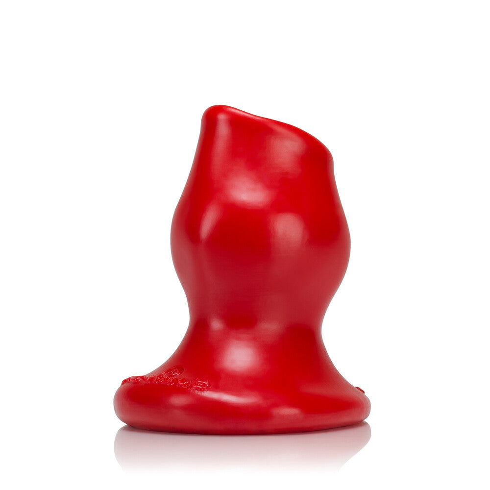 Oxballs Hollow Butt Plug Medium Red | Front View | Premium Design