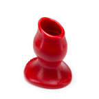 Oxballs Hollow Butt Plug Medium Red | Side View | Feature Detail