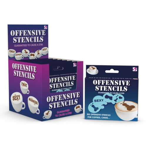 Offensive Stencils | Main View | "decorative stencil set - main view"