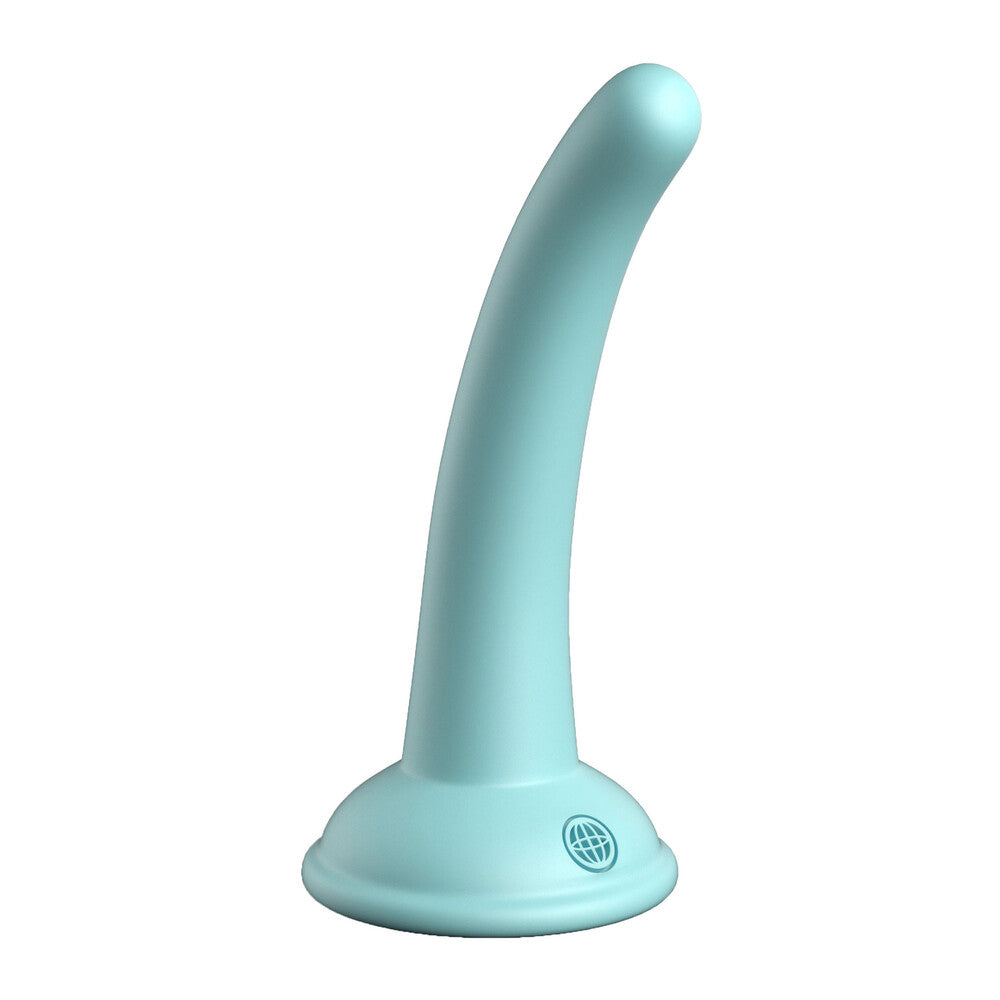 Pipedream Dillio Platinum Curious Five | Side View | "Platinum dildo - side view"