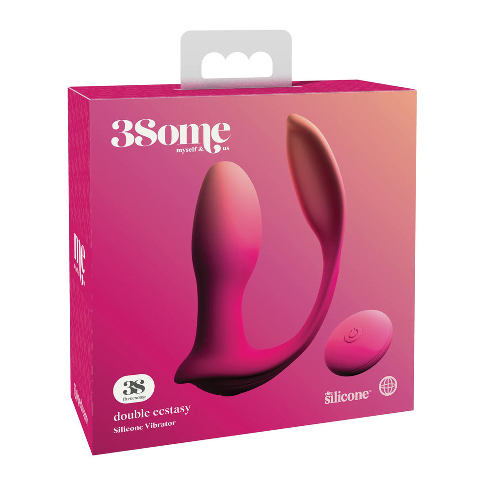 3Some Double Ecstasy Vibe|Control View|"Dual pleasure - controls"