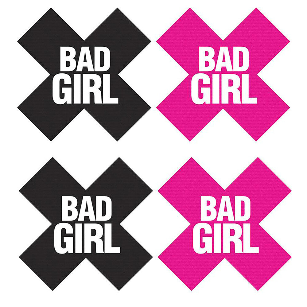 Peekaboo Pasties Bad Girl | Front View | "Bad girl pasties - front view"