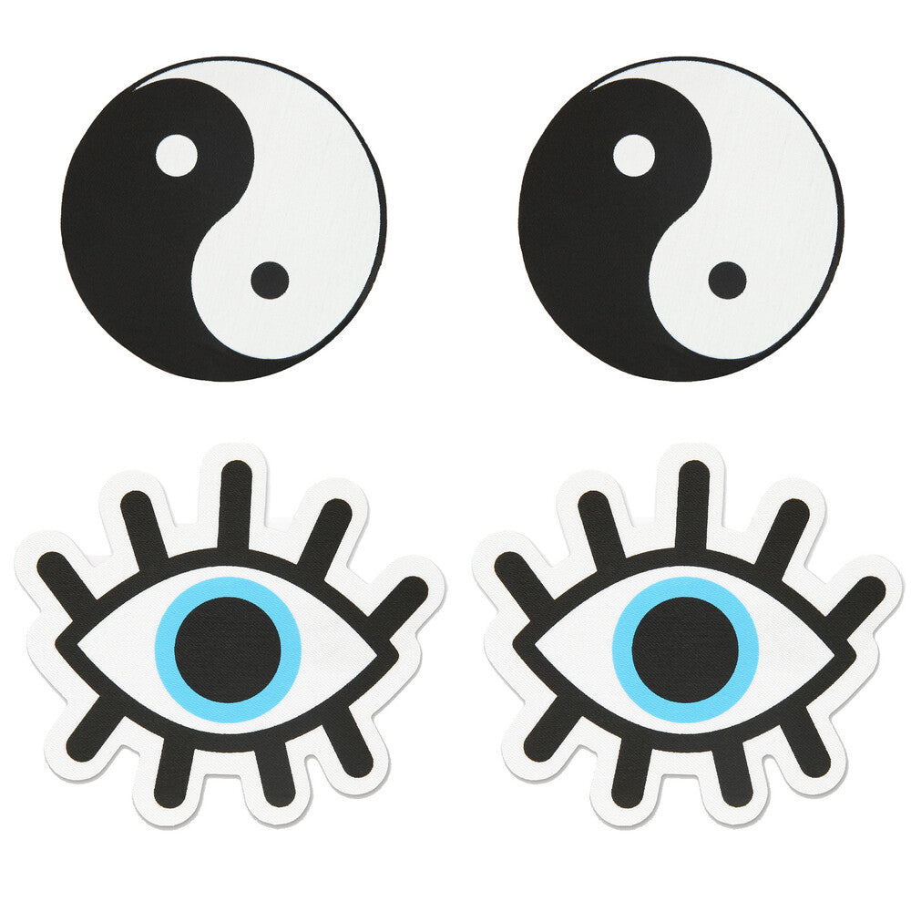 Peekaboo Pasties Yin and Yang | Front View | "Yin yang pasties - front view"