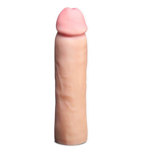 Performance-Magnum-Realistic-Girthy-Penis-Extender|Front View|"flesh colored realistic penis extender with girthy design - front view"