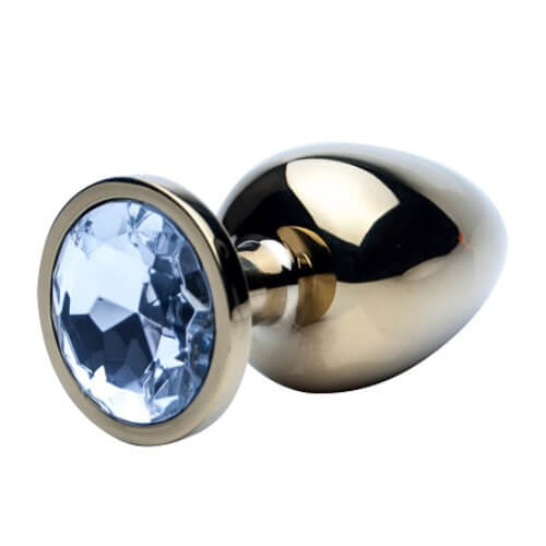 Precious Metals Gold Butt Plug-Large Adult Toys Direct