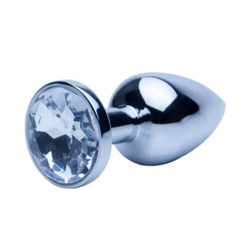 Precious Metals Silver Butt Plug-Large Adult Toys Direct