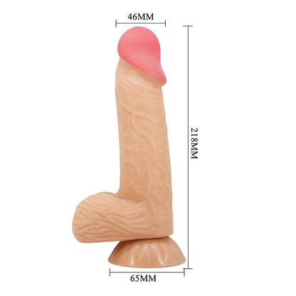 Pretty Love Lisle Sliding Skin 8 Inch|Feature View|"Premium pleasure device - features"