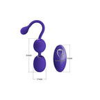 Pretty Love Willie Youth Kegel Balls Remote Control | Side View | "Remote kegel balls - side view"