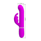 Pretty Love Coale Rechargeable Rabbit Vibrator|Feature View|"Coale rabbit - features"