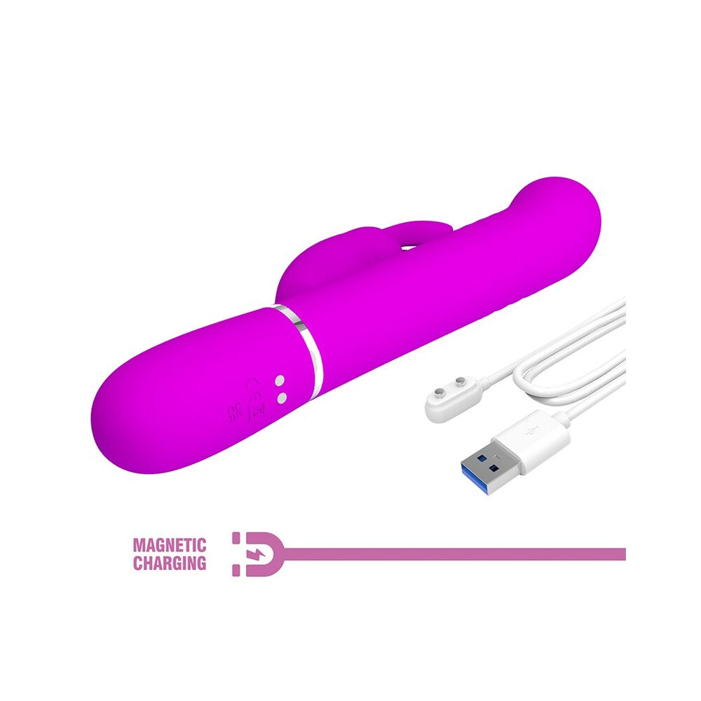 Pretty Love Coale Rechargeable Rabbit Vibrator|Control View|"Coale rabbit - controls"