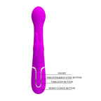 Pretty Love Dejon Rechargeable Rabbit Vibrator|Detail View|"Dejon rabbit - detail view"
