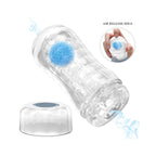 Pretty Love Plant Blue Vacuum Masturbator | Back View | "Blue vacuum masturbator - back view"
