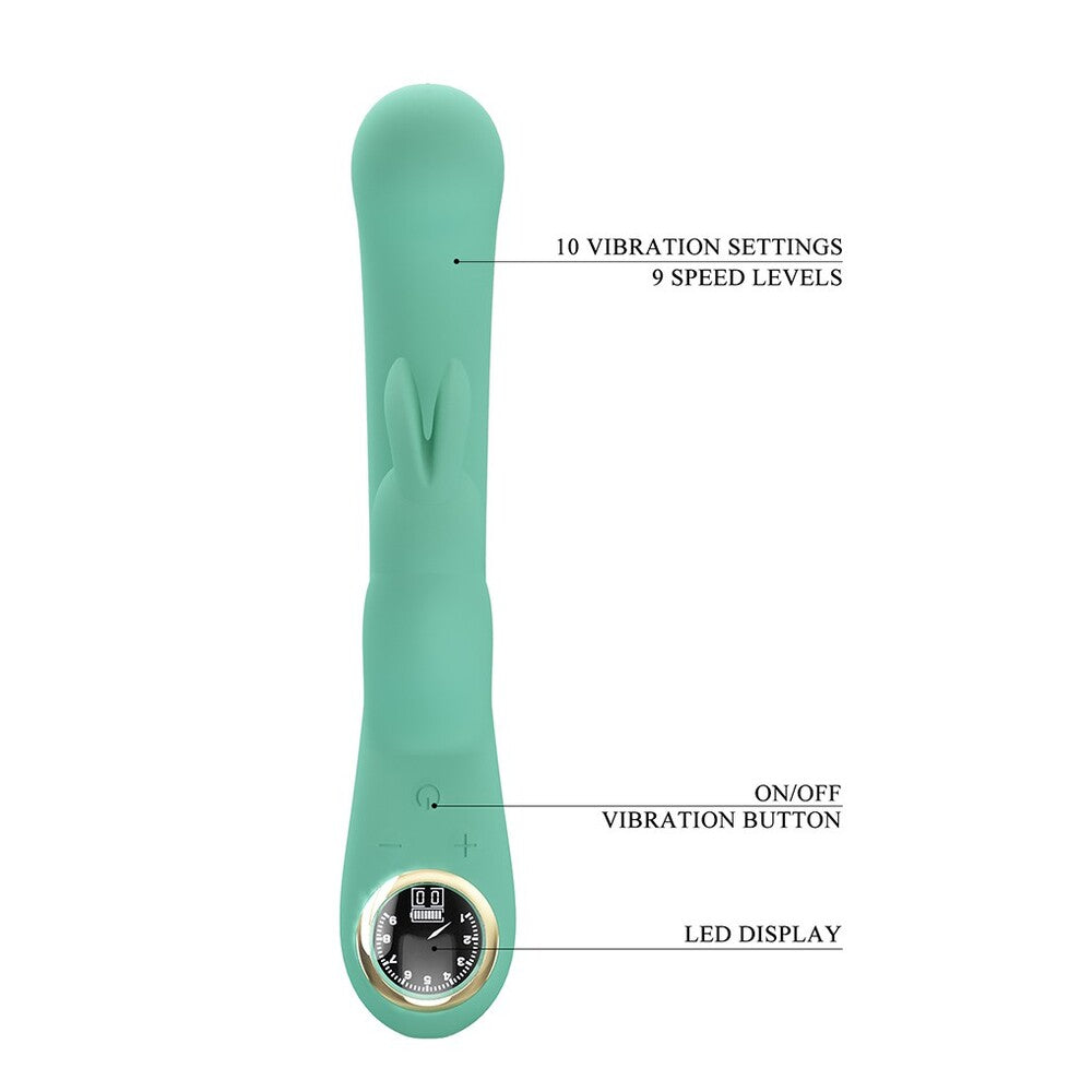 Pretty Love Lamar Rabbit Vibrator | Detail View | "Lamar rabbit vibrator - detail view"