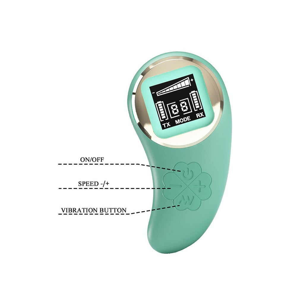 Pretty Love Vivan Remote Control Egg Vibrator | Back View | "Remote egg vibrator - back view"