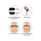 Lovetoy Easy Strapon Harness | Side View | Feature Detail