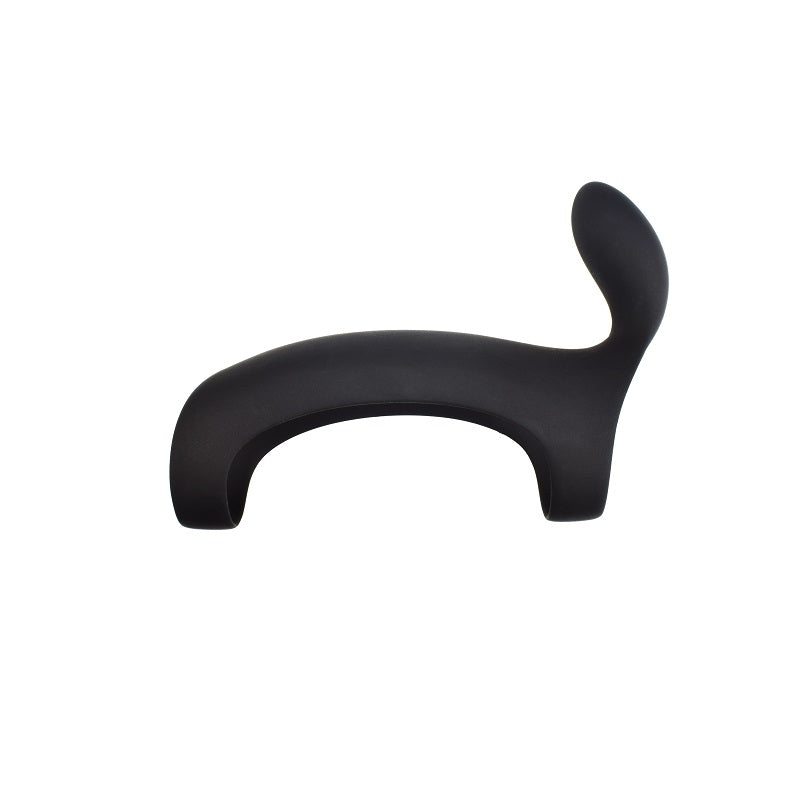 LELO-Soraya-Wave-Dual-Action-Vibrator-Black|Front|"luxury black dual action vibrator - front view"