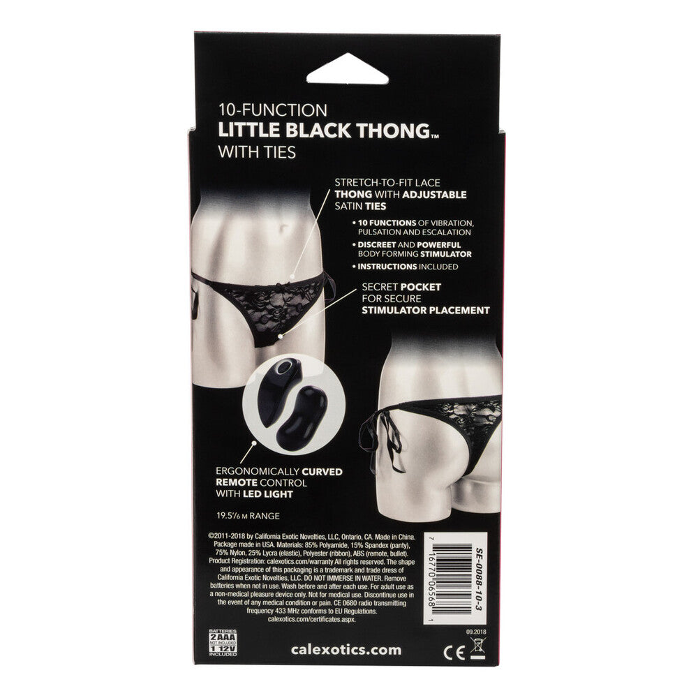 10 Function Remote Control Thong|Control View|"Remote thong - controls"
