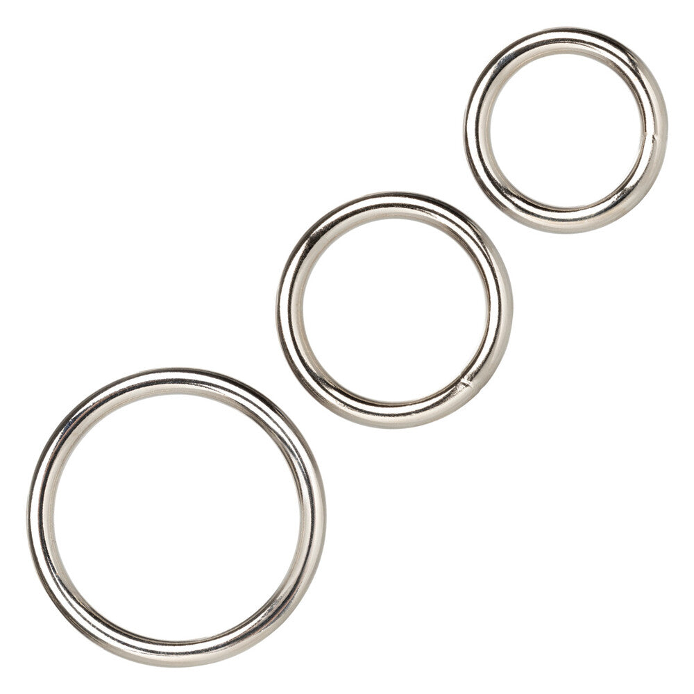 3 Piece Silver Ring Set|Set View|"Silver ring set - complete view"