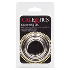3 Piece Silver Ring Set|Size View|"Silver ring set - size guide"