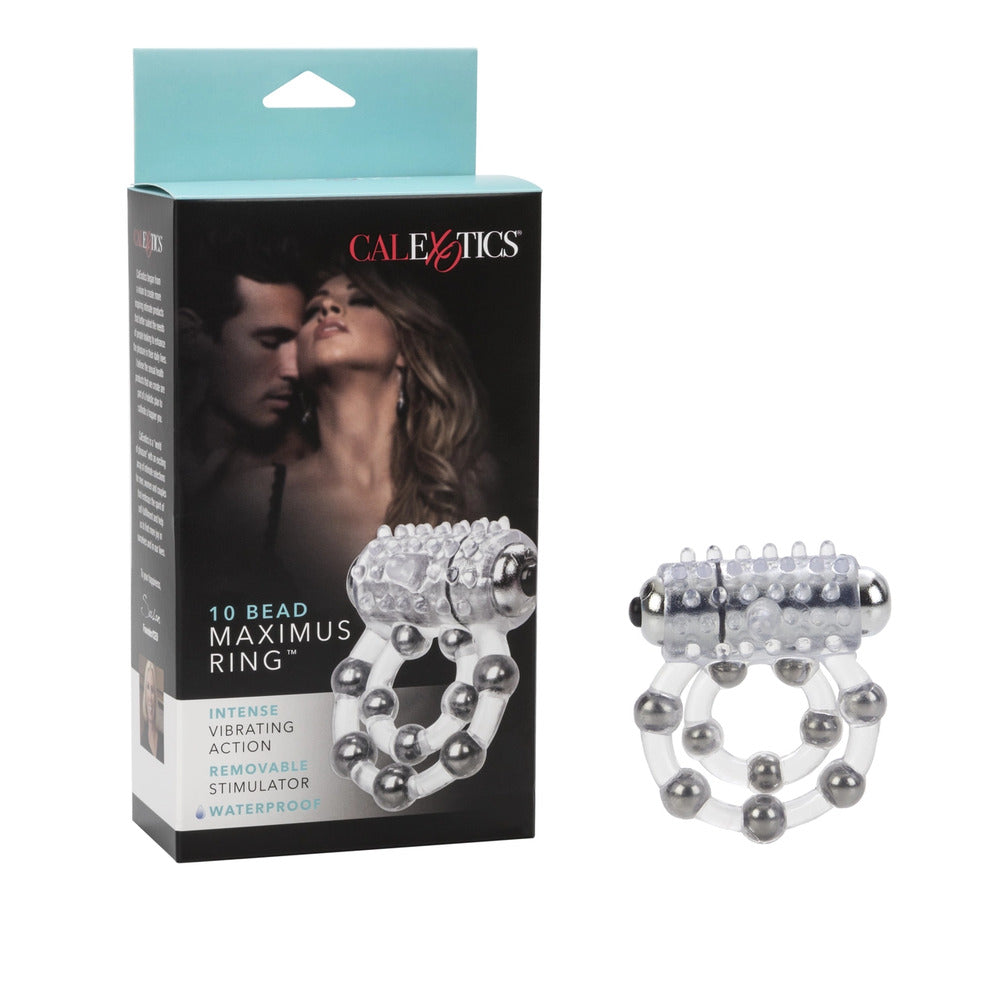 10 Bead Maximus Cock Ring|Control View|"10 bead ring - controls"