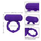 5 Bead Maximus Rechargeable Cock Ring|Feature View|"5 bead device - features"